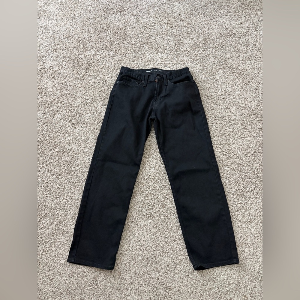 Old Navy Black Loose Fit Jeans